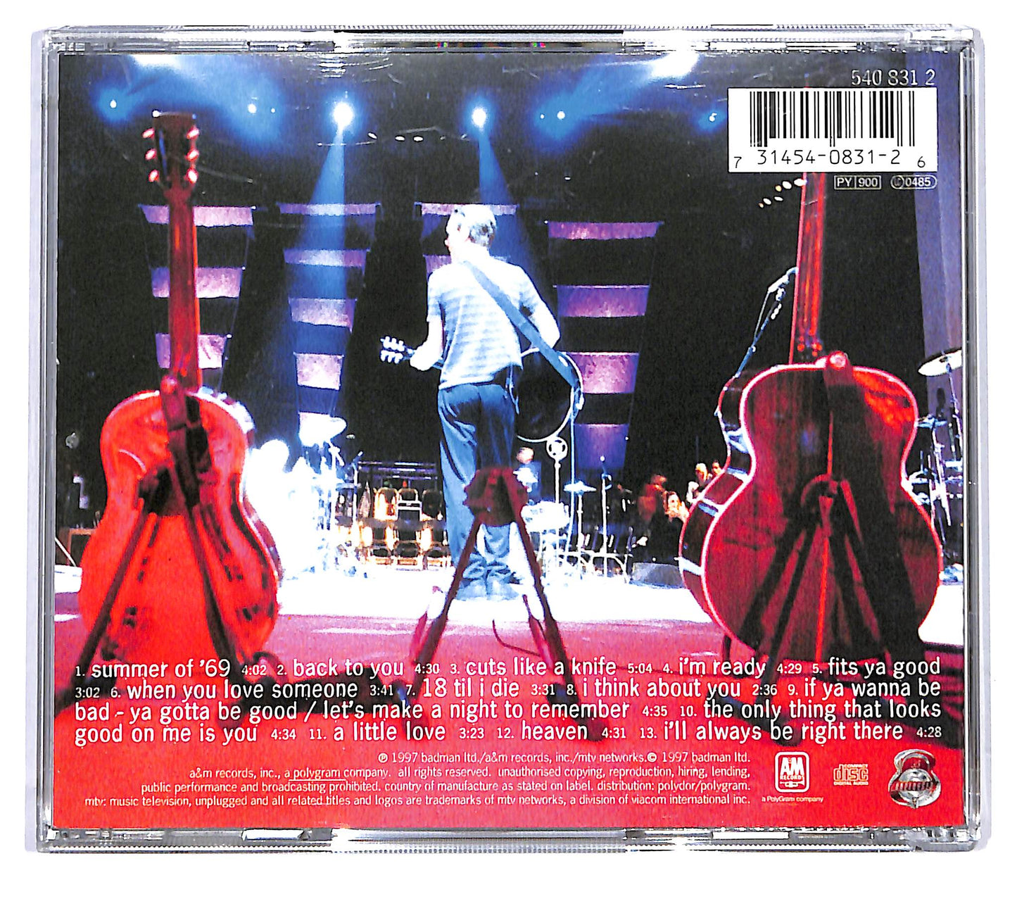 EBOND Bryan Adams - Unplugged CD CD121224