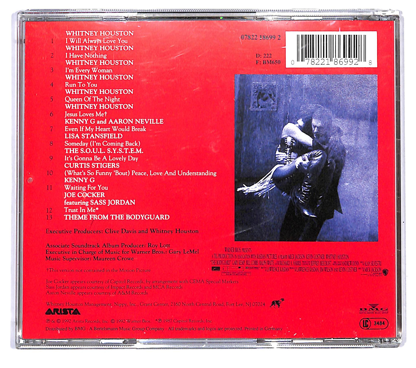 EBOND Various - The Bodyguard (Original Soundtrack Album) CD CD121236