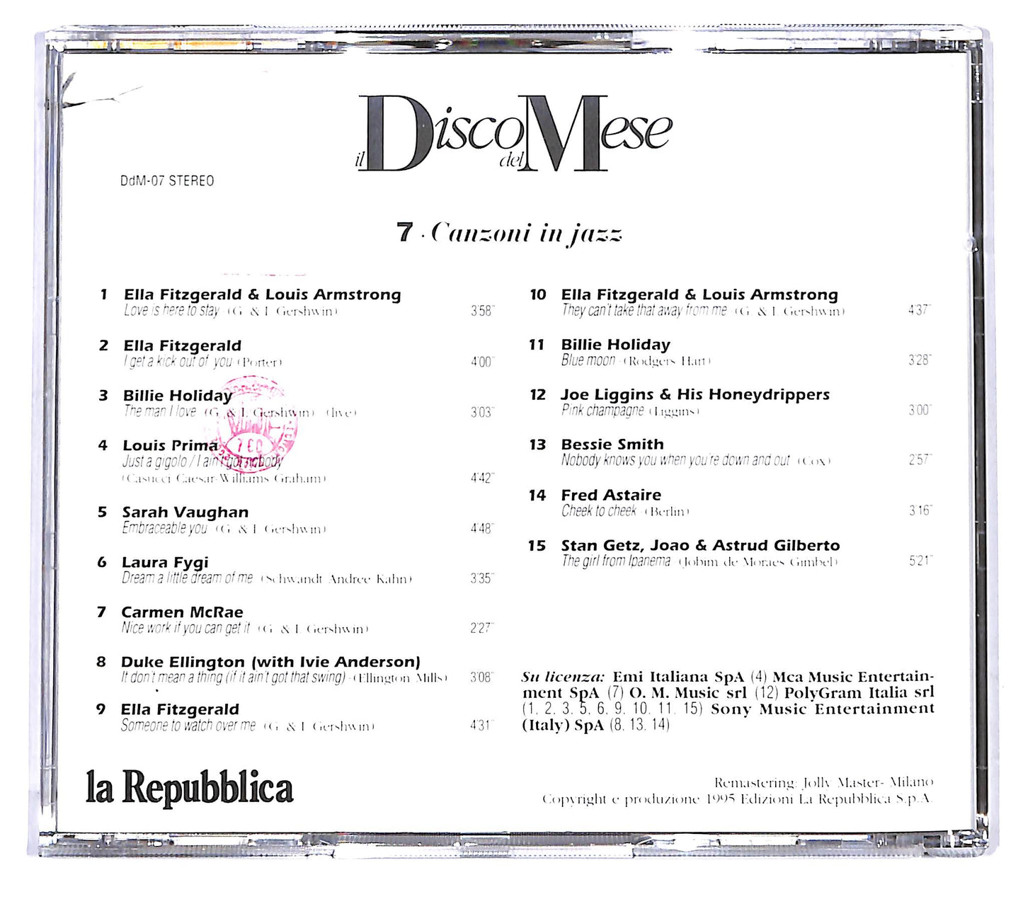 EBOND Various - Canzoni In Jazz CD CD121238