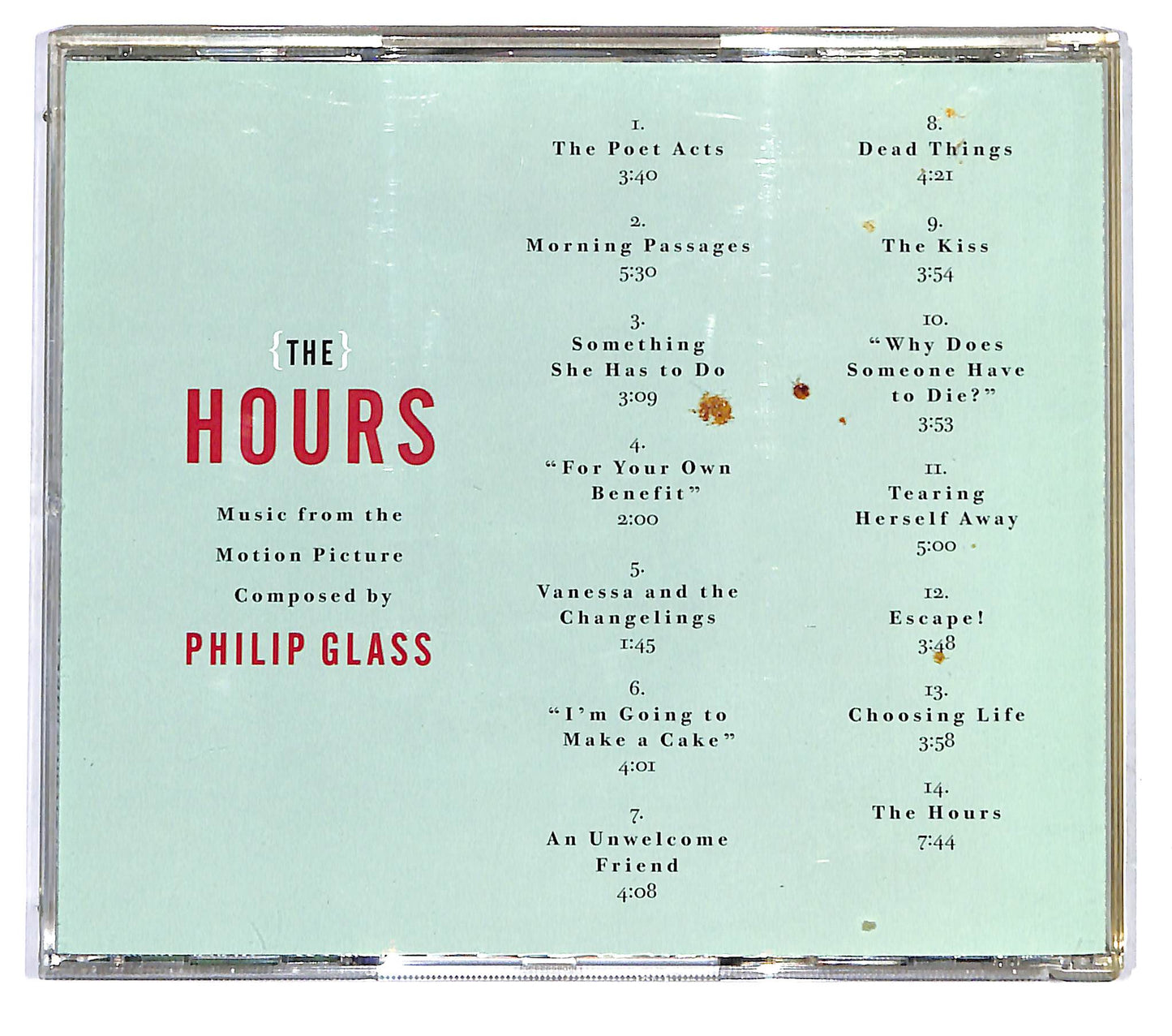 EBOND Philip Glass - The Hours (Music From The Motion Picture) CD CD121358
