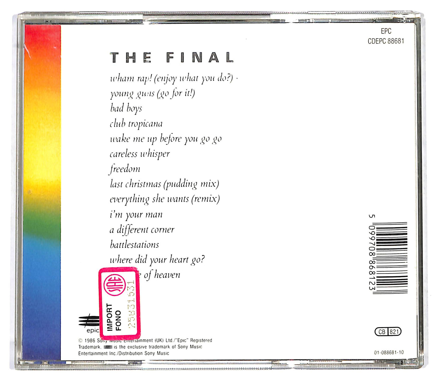 EBOND Wham! - The Final CD CD121365