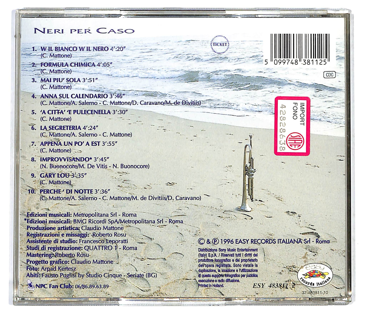 EBOND Neri Per Caso - Strumenti CD CD121458