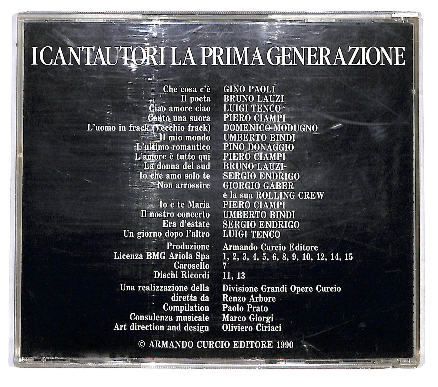 EBOND Various - I Cantautori - La Prima Generazione EDITORIALE CD CD121464