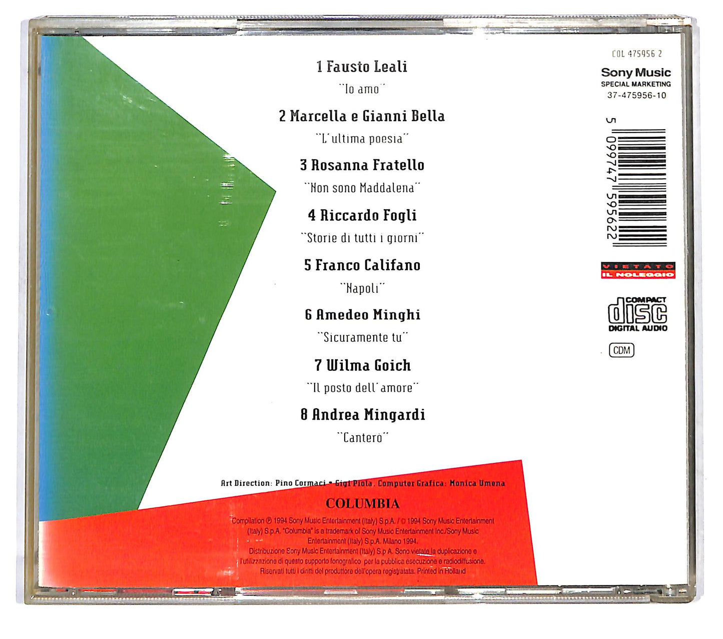 EBOND Various - Melodia Italiana CD CD121521