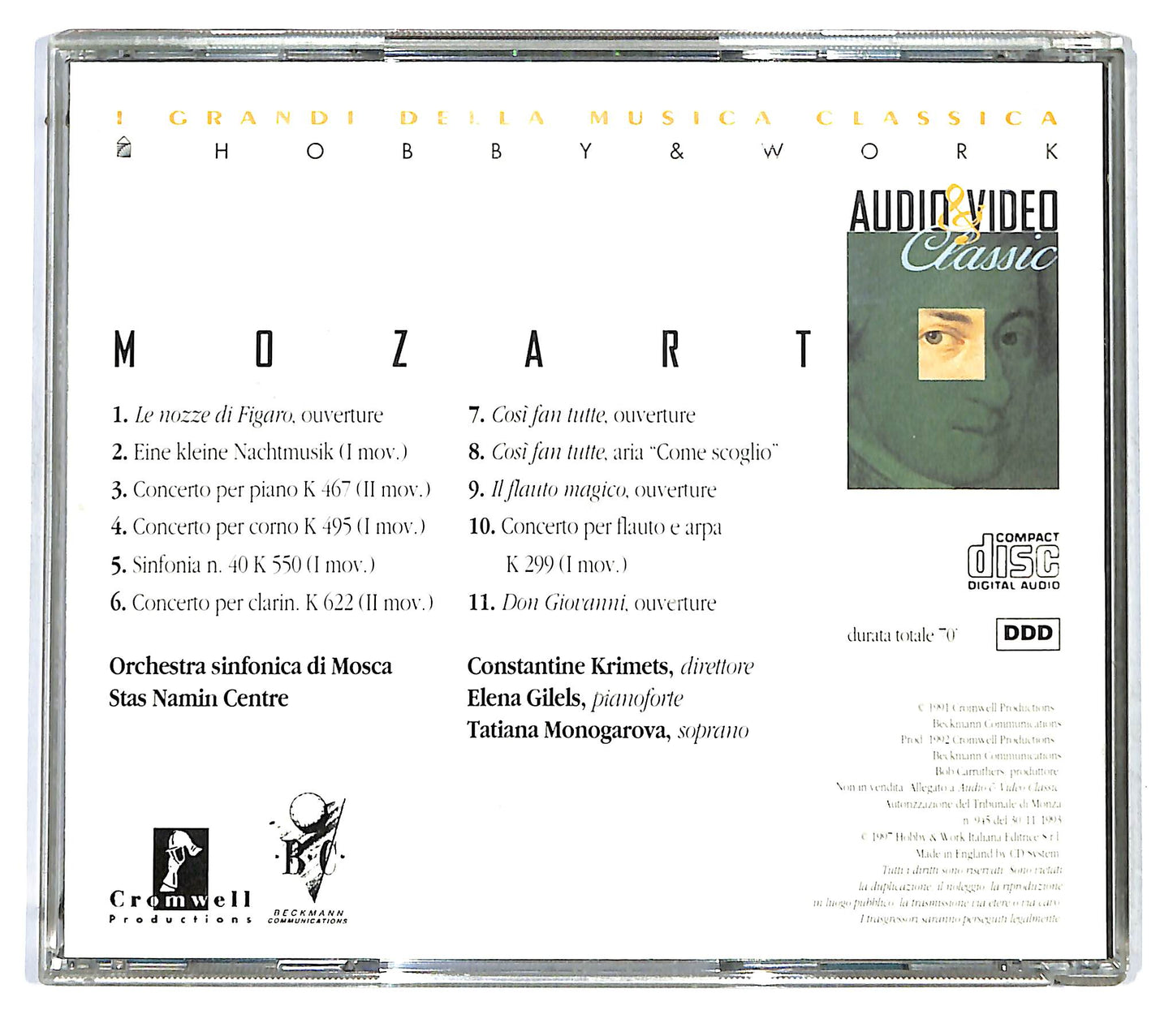 EBOND Mozart - Audio & Video Classic EDITORIALE CD CD121546