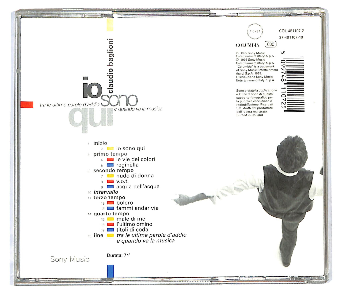 EBOND Claudio Baglioni - Io Sono Qui CD CD121613
