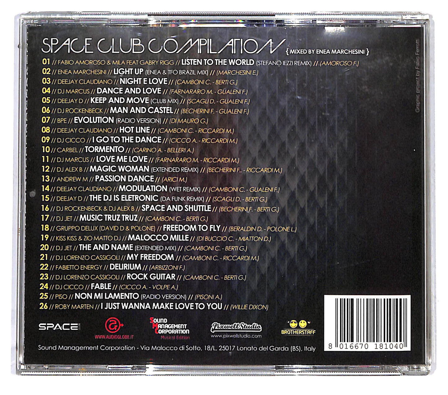 EBOND Various - Space Club Compilation CD CD121703