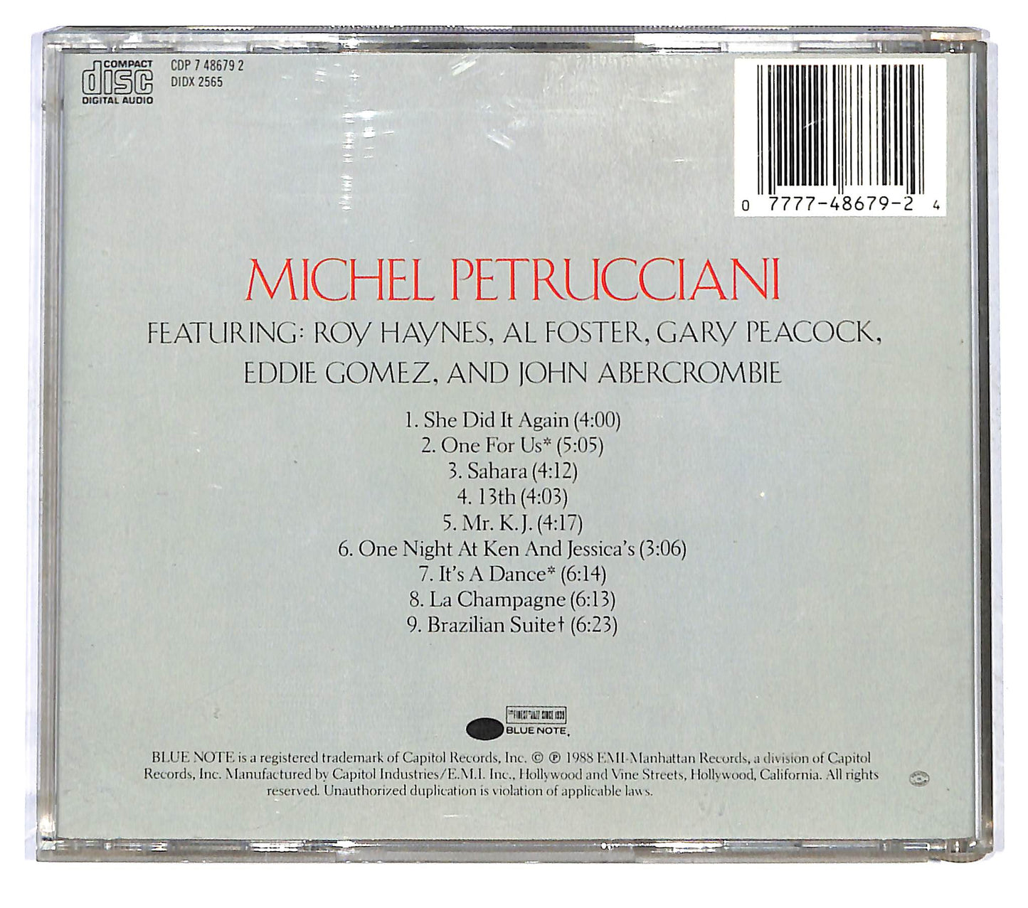 EBOND Michel Petrucciani - Michel Plays Petrucciani CD CD121730
