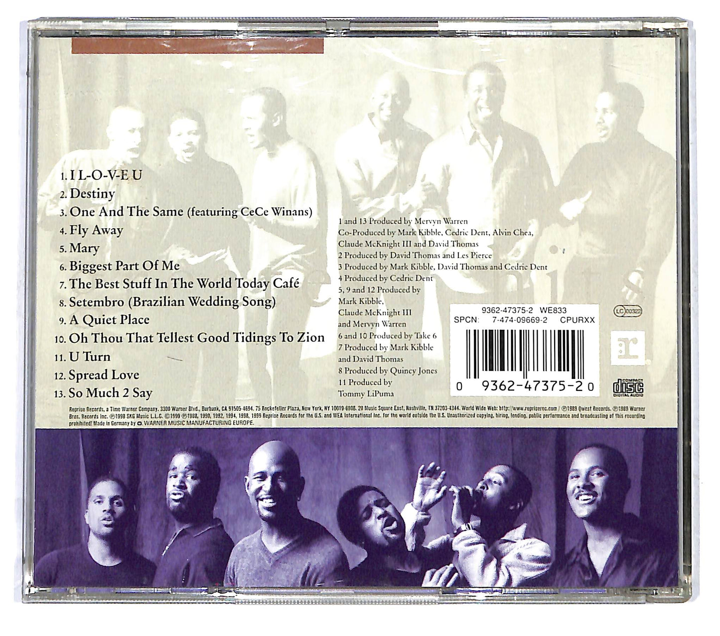 EBOND Take 6 - Greatest Hits CD CD121751