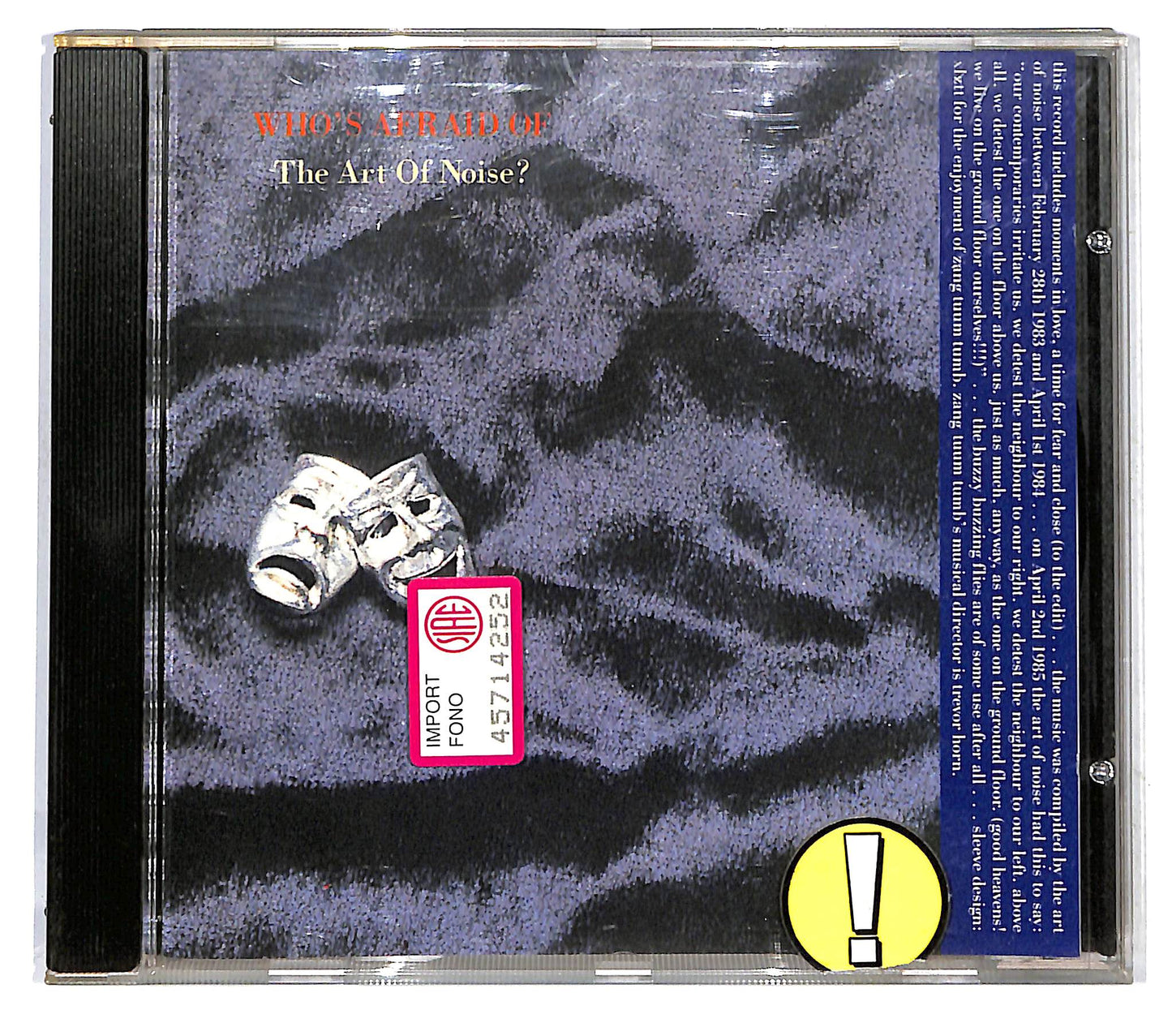 EBOND The Art Of Noise - Who's Afraid Of The Art Of Noise? CD CD121803