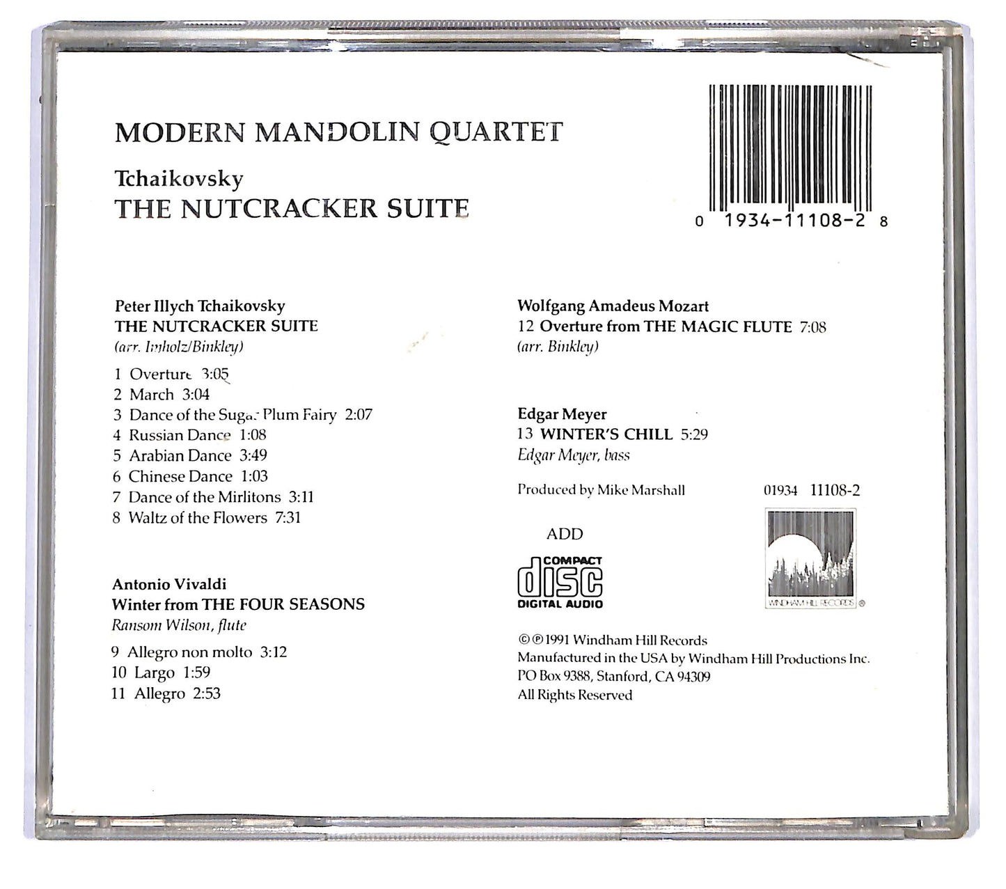 EBOND Modern Mandolin Quartet , Tchaikovsky - The Nutcracker Suite CD CD121846