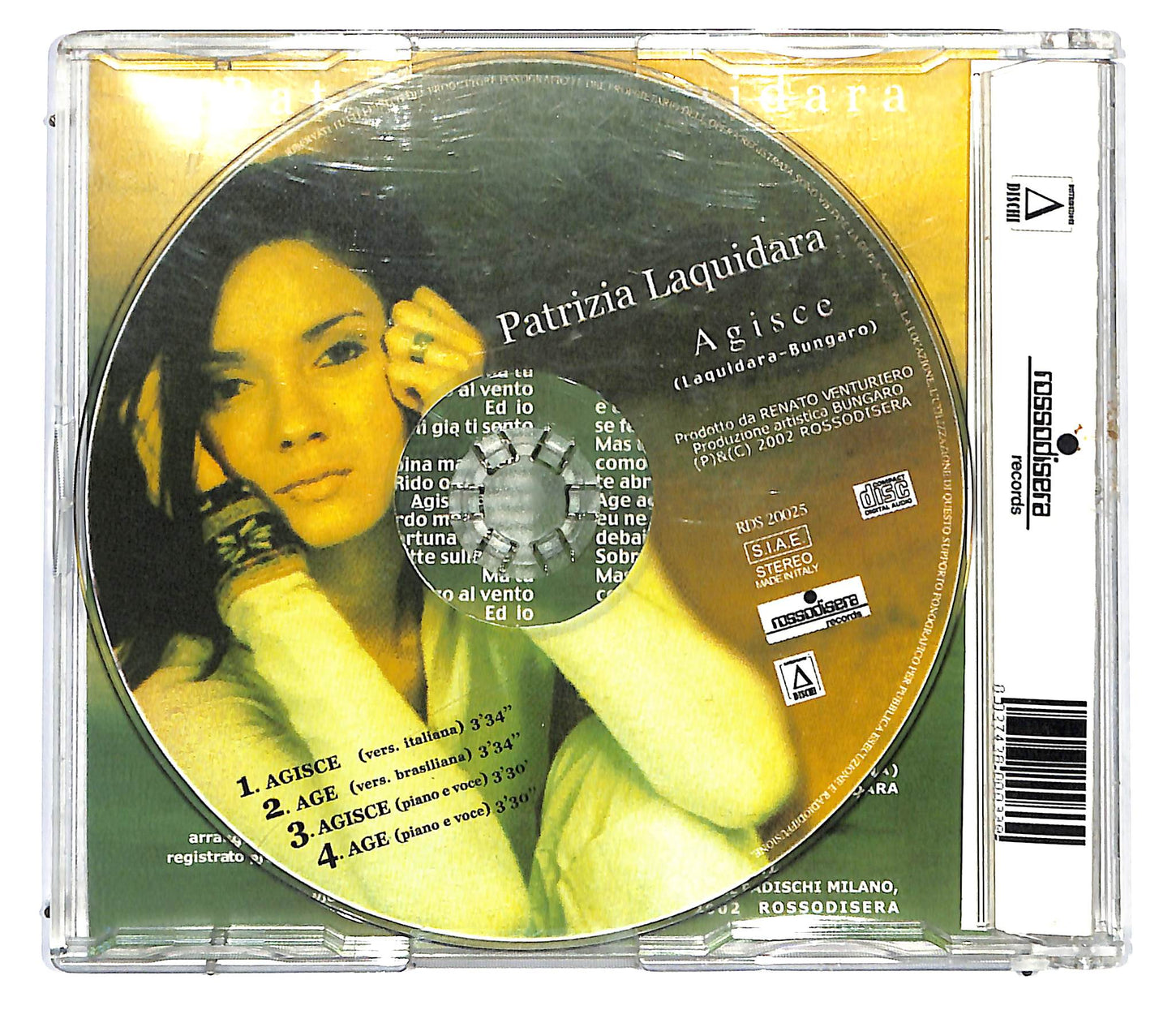 EBOND Patrizia Laquidara - Agisce CD CD121908