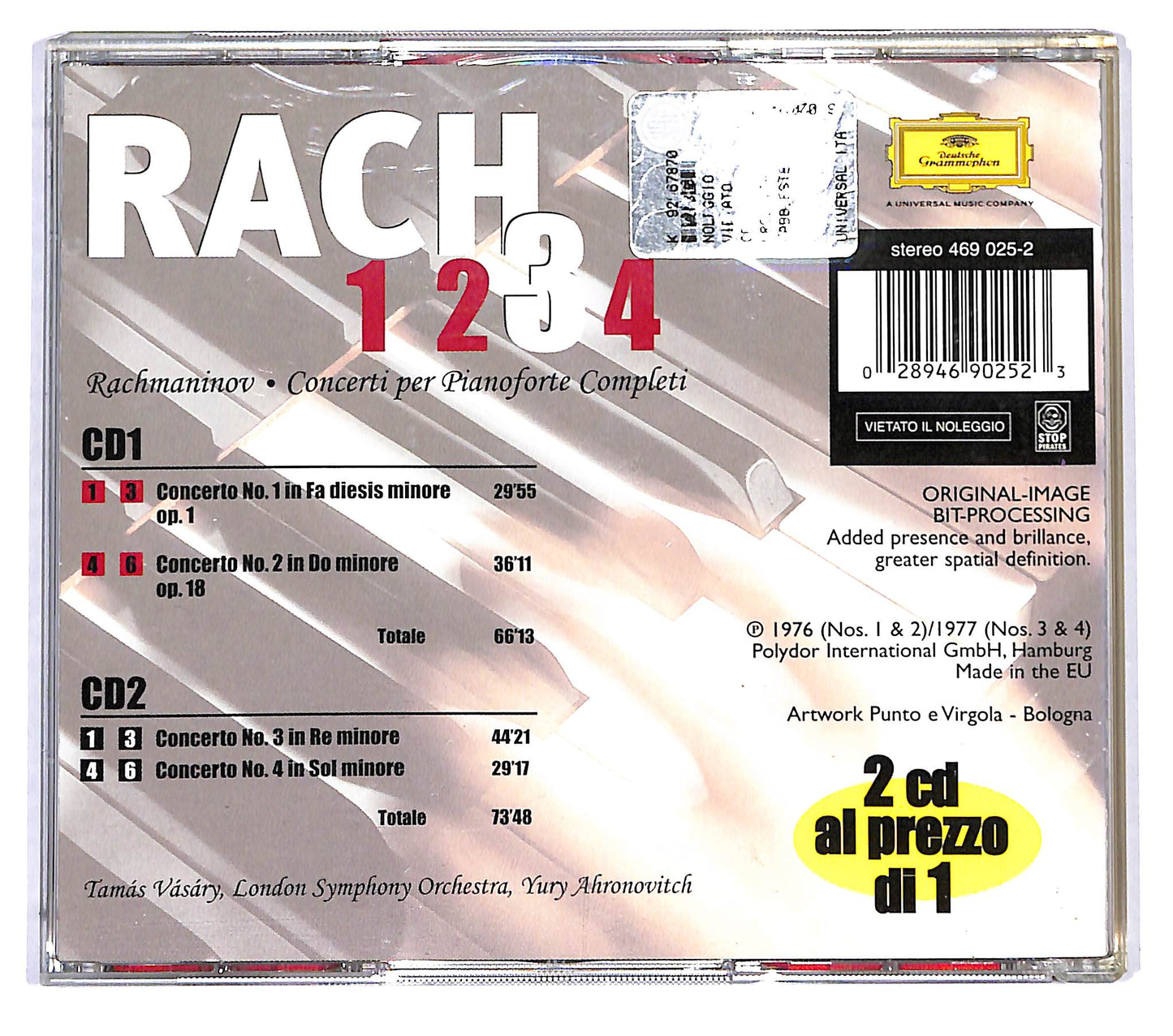 EBOND Rachmaninov - Concerti per Pianoforte Comleti CD CD121937