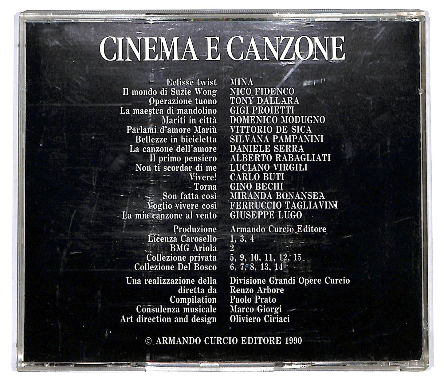 EBOND Various - Cinema E Canzone EDITORIALE CD CD121951