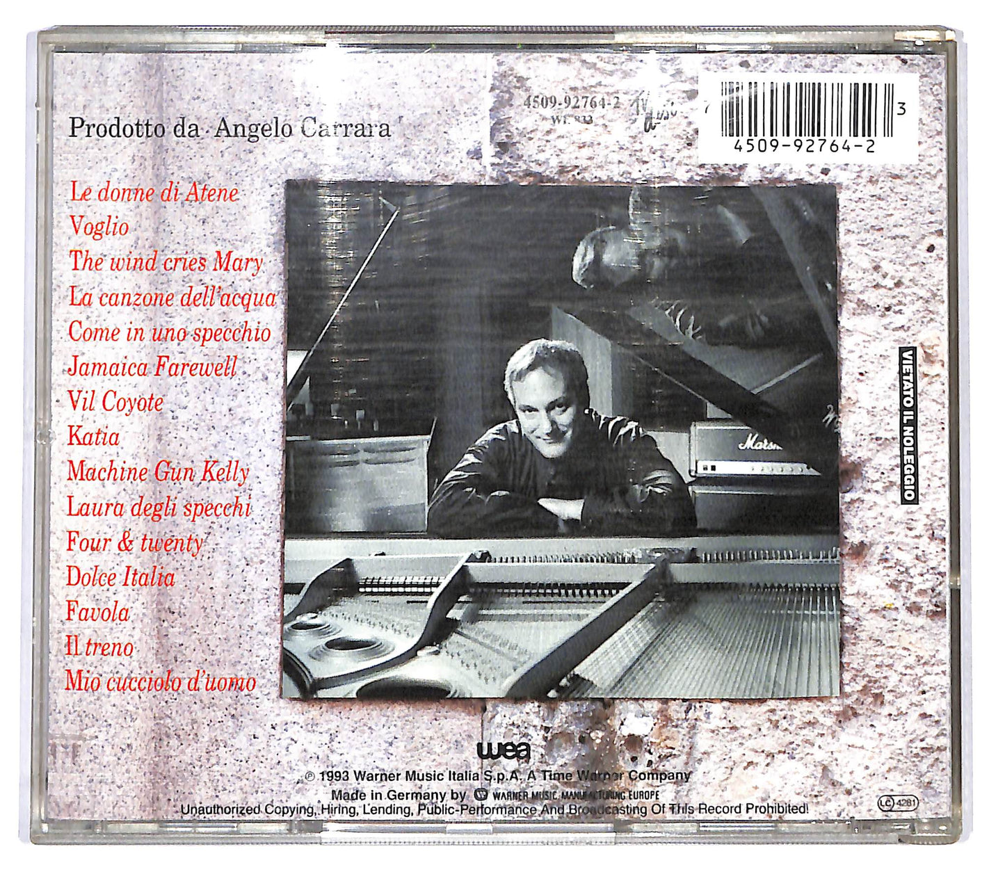 EBOND Eugenio Finardi - Acustica CD CD121954