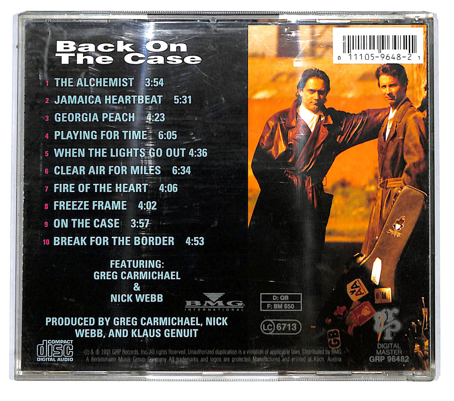 EBOND Acoustic Alchemy - Back On The Case CD CD122012