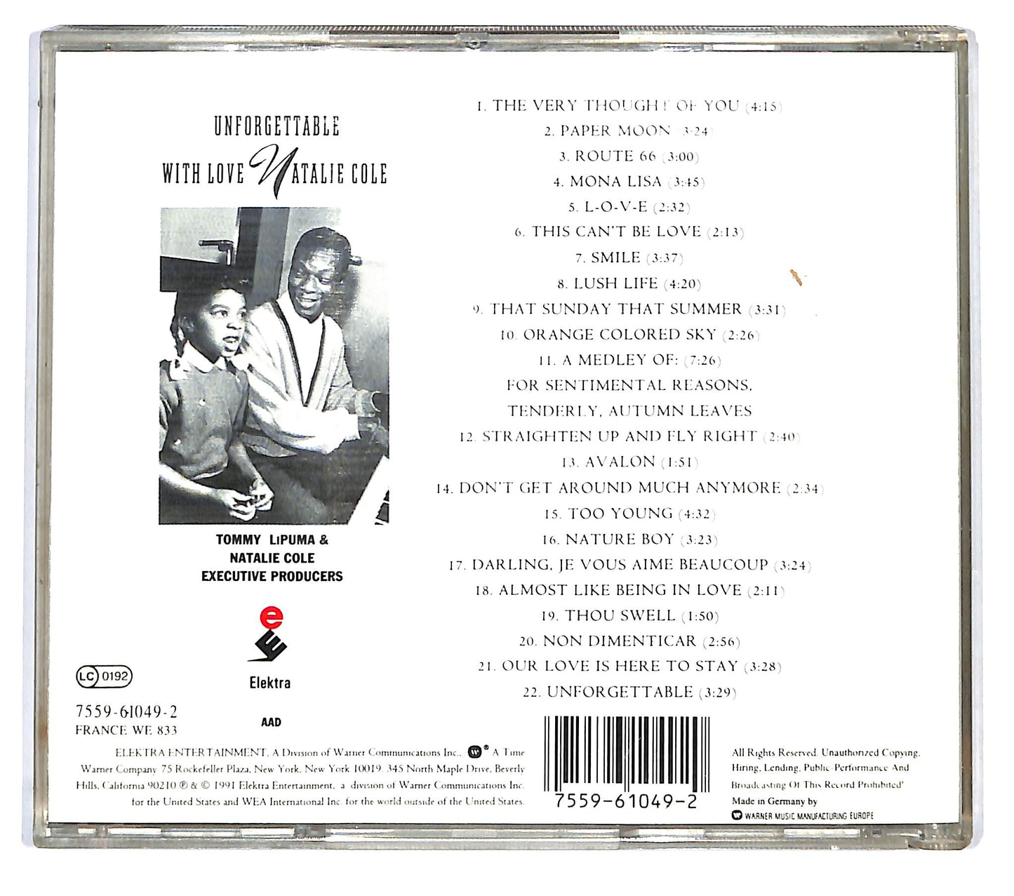 EBOND Natalie Cole - Unforgettable With Love CD CD122015