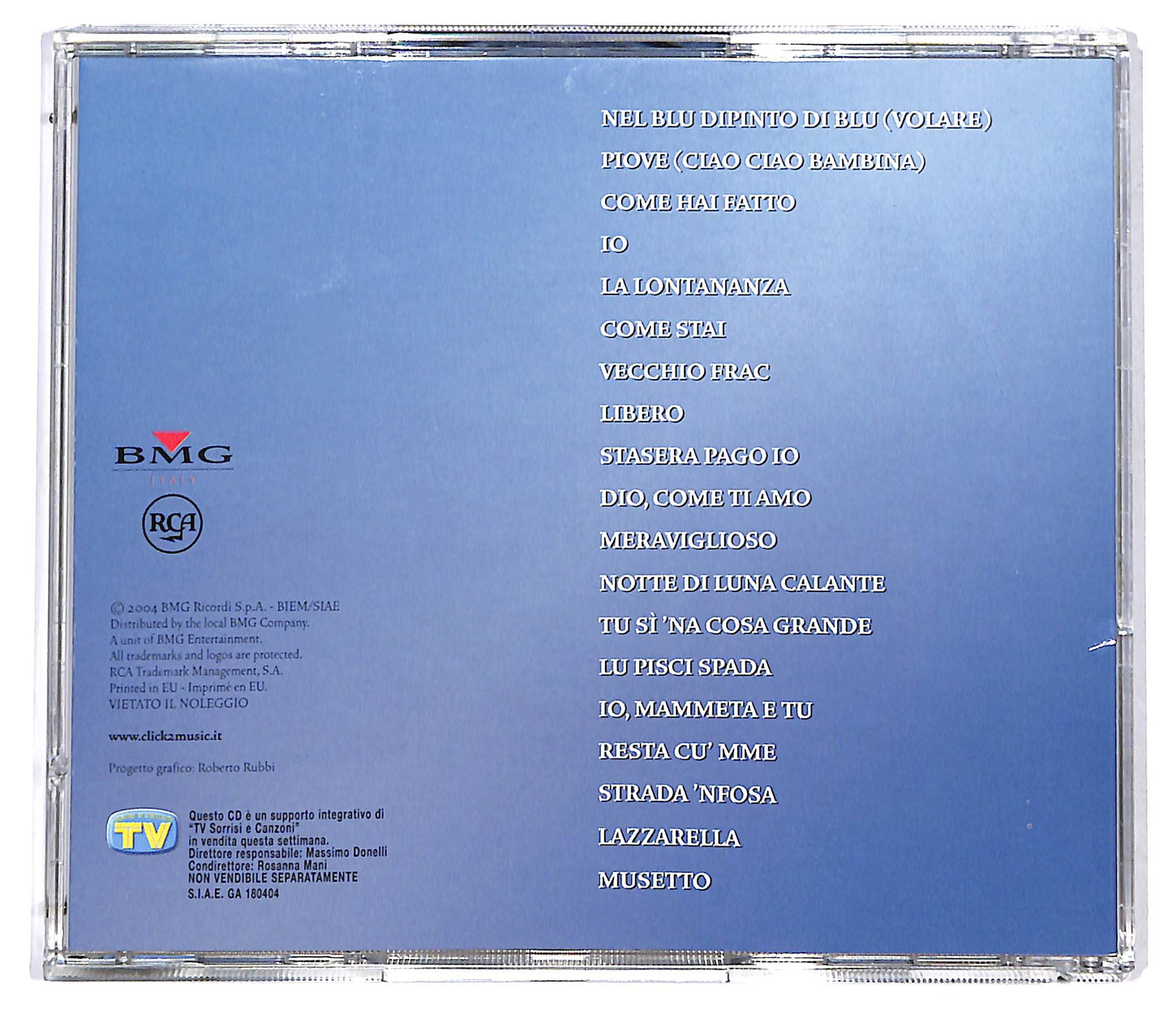 EBOND Domenico Modugno - Io, Modugno EDITORIALE CD CD122034