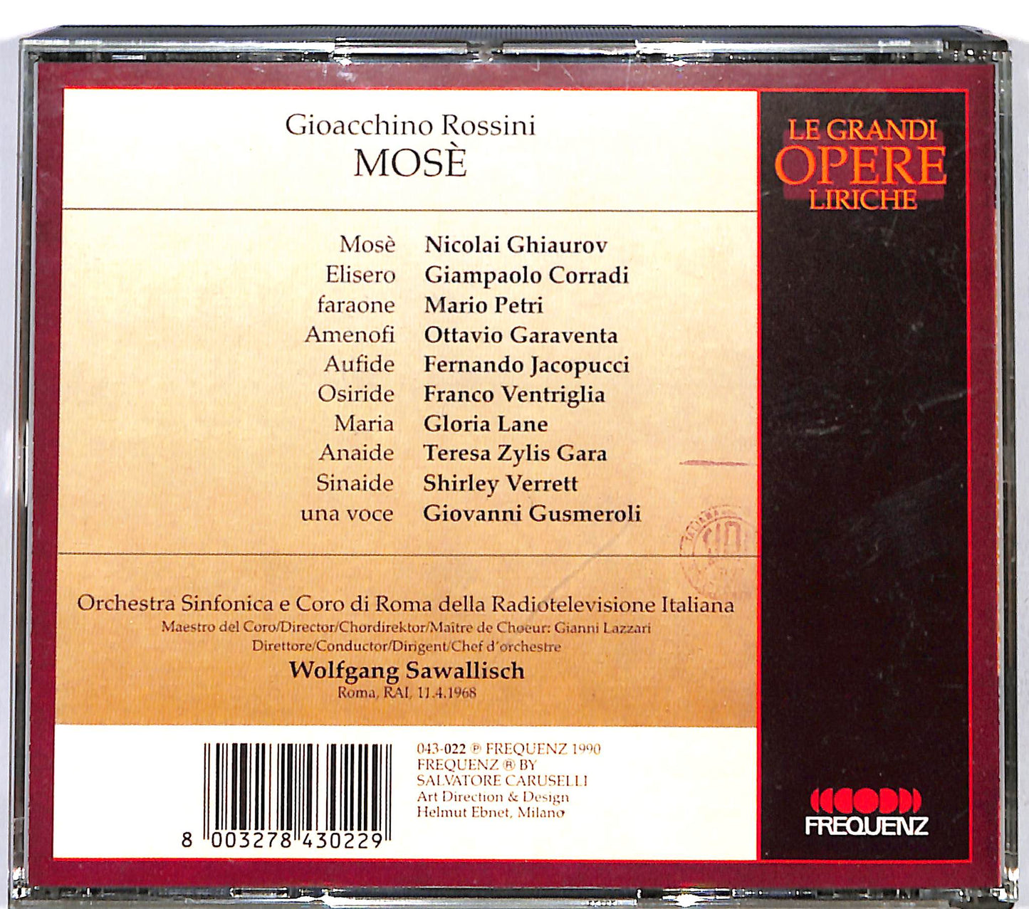 EBOND Rossini / Nicolai Ghiaurov , Teresa Żylis-Gara - Mose' CD CD122037