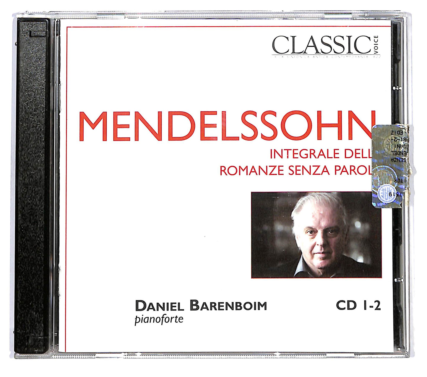 EBOND Mendelssohn / Daniel Barenboim - Romanze Senza Parole CD CD122129