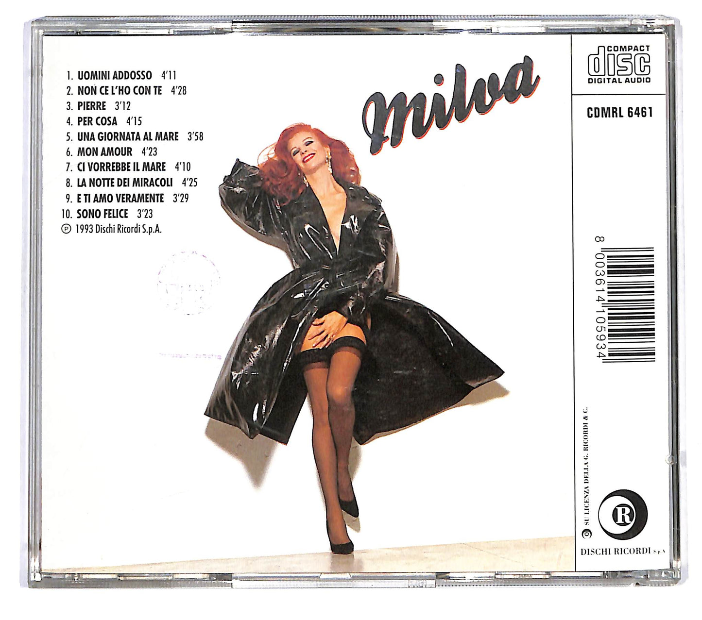 EBOND Milva - Uomini Addosso CD CD122130