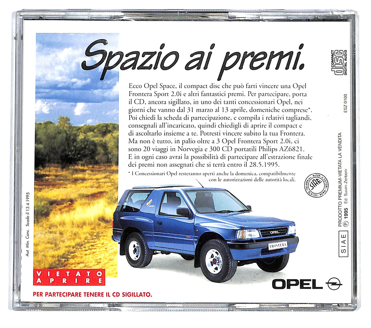 EBOND Various - Opel Space CD CD122219