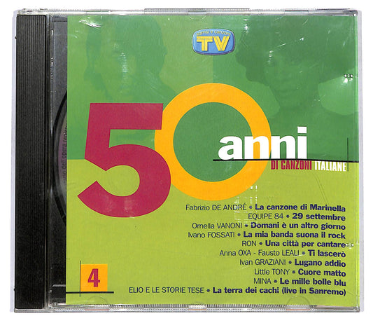 EBOND Various - 50 Anni Di Canzoni Italiane Vol 4 EDITORIALE CD CD122258
