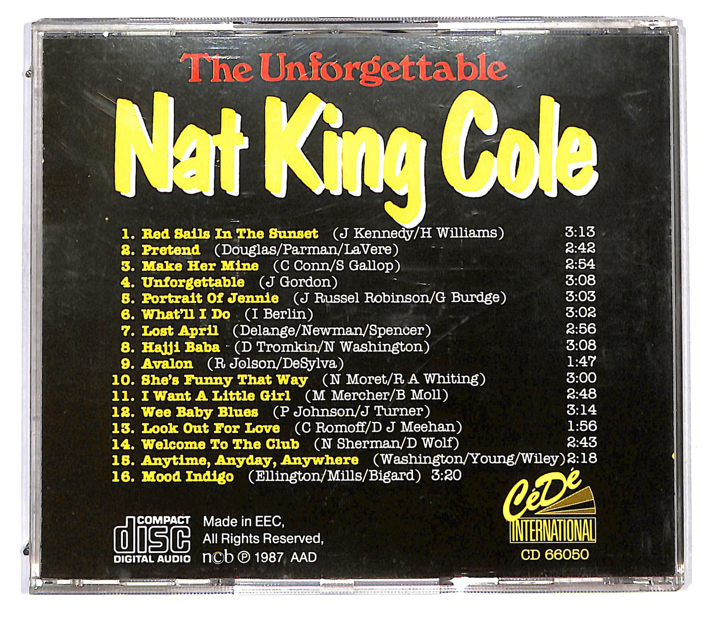 EBOND Nat King Cole - The Unforgettable CD CD122262
