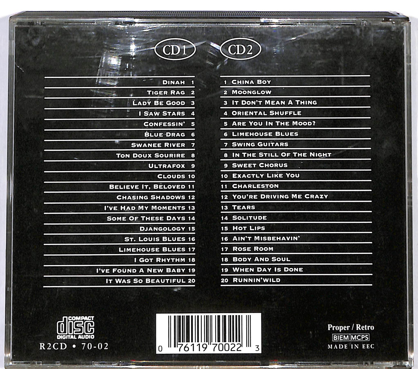 EBOND Django Reinhardt With Stephane Grappelli - The Gold Collection CD CD122308