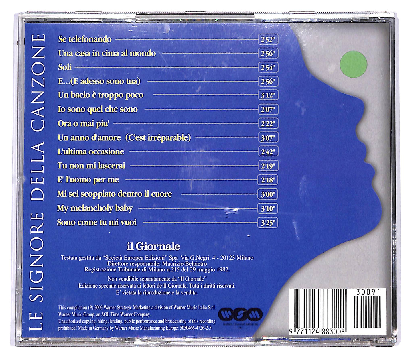 EBOND Mina - Mina EDITORIALE CD CD122341