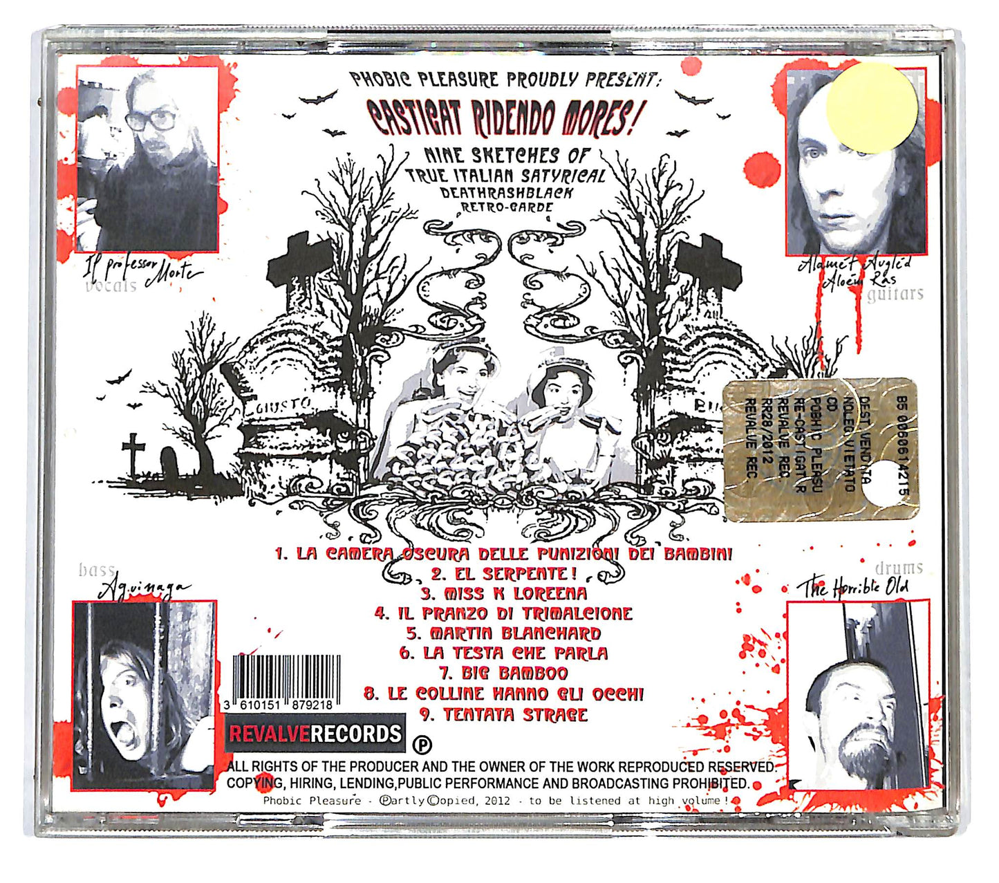EBOND Phobic Pleasure - Castigat Ridendo Mores! CD CD122417
