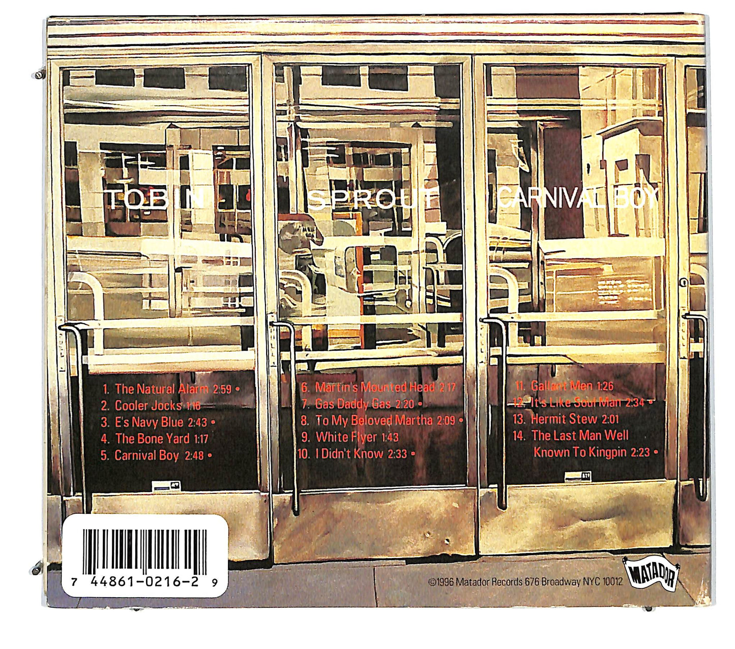 EBOND Tobin Sprout - Carnival Boy DIGIPACK CD CD122436