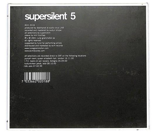 EBOND Supersilent - 5 DIGIPACK CD CD122512