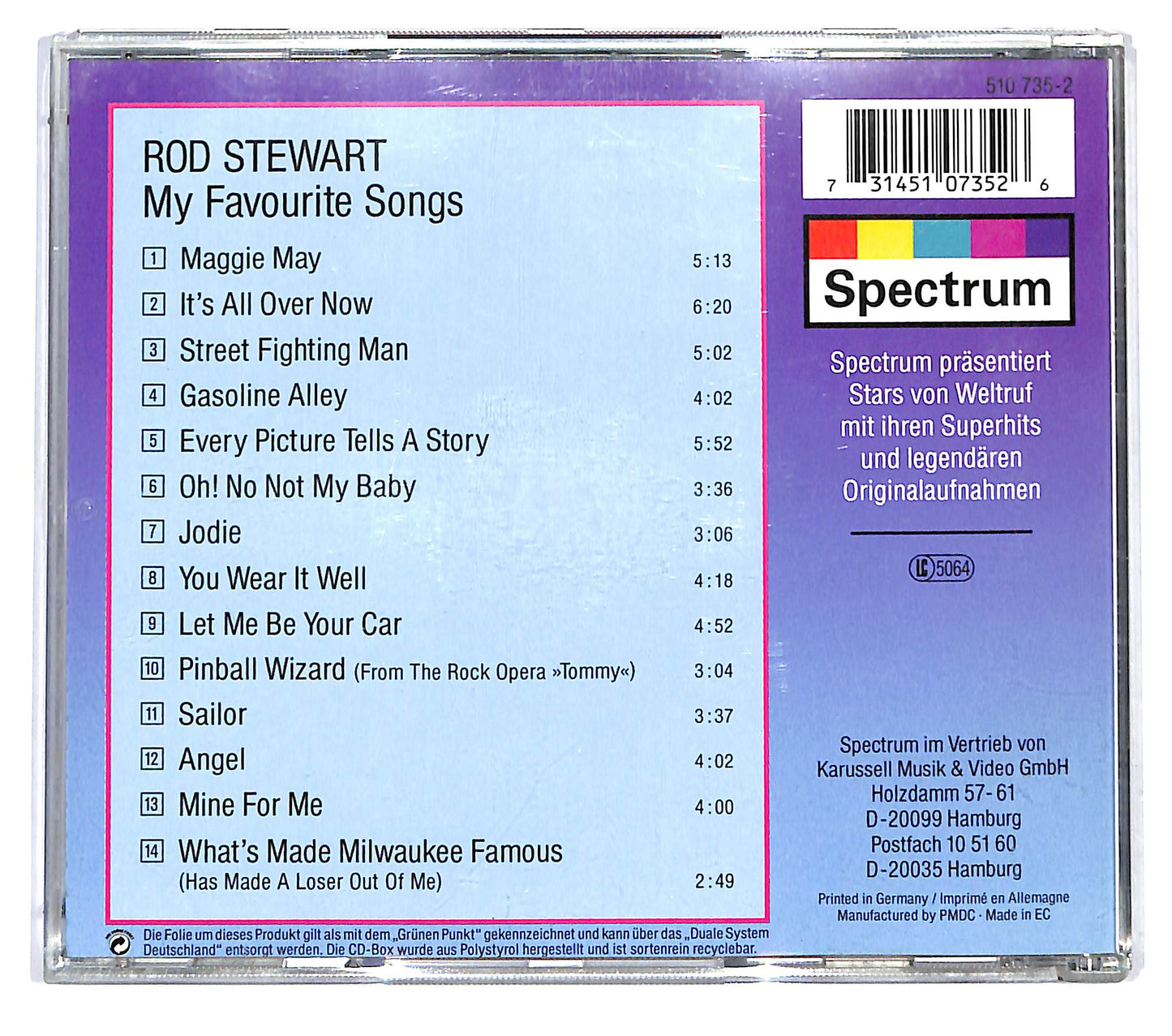 EBOND Rod Stewart - My Favourite Songs CD CD122514