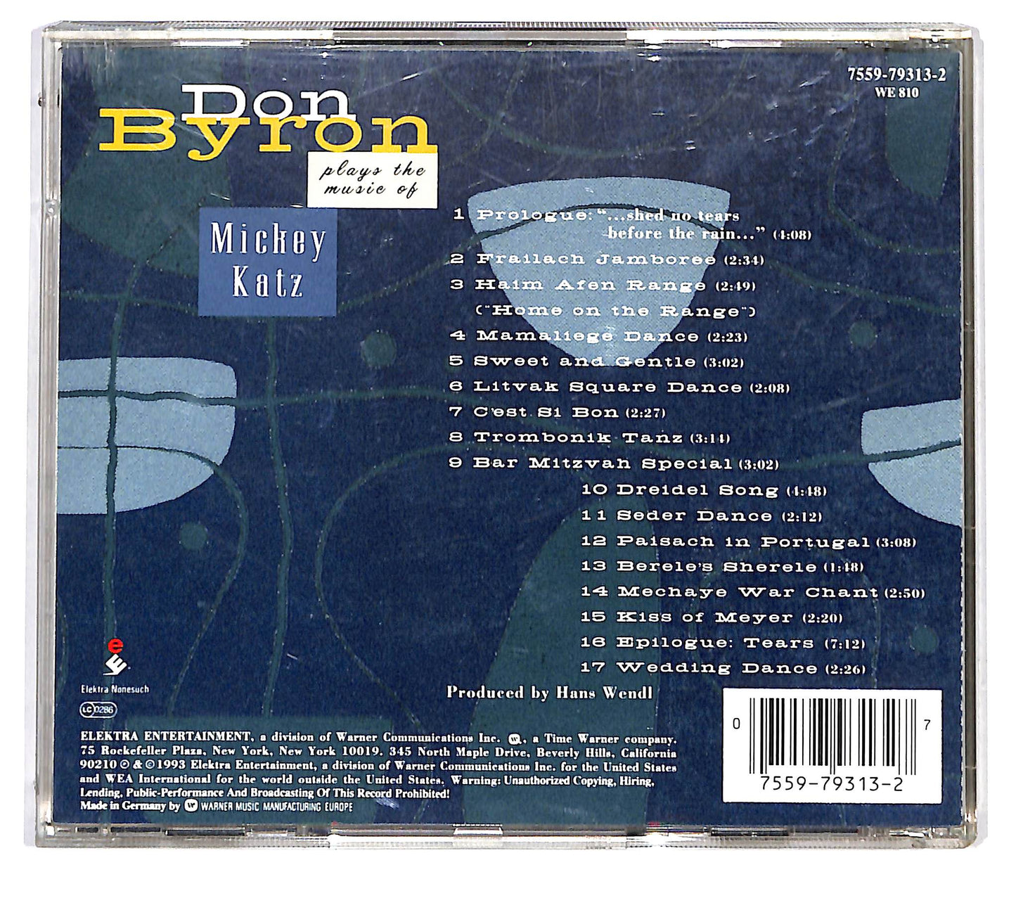 EBOND Don Byron - Plays The Music Of Mickey Katz CD CD122533