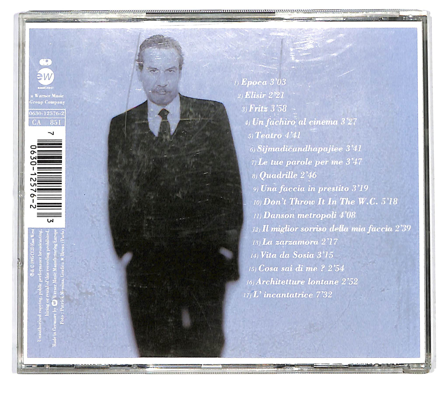EBOND Paolo Conte - Una Faccia In Prestito CD CD122611
