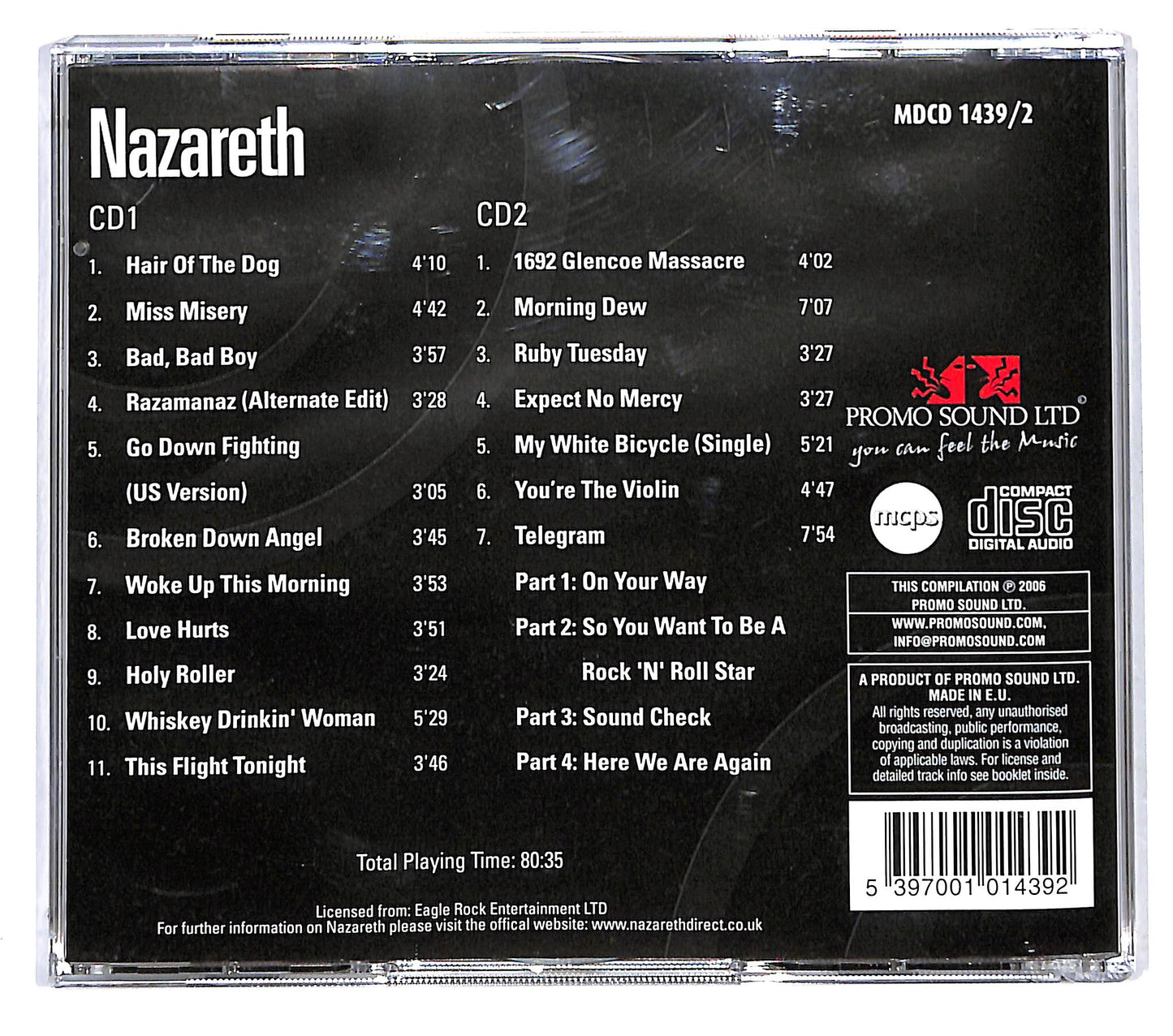 EBOND Nazareth - Greatest Hits (NO SCLIPCASE) CD CD122709