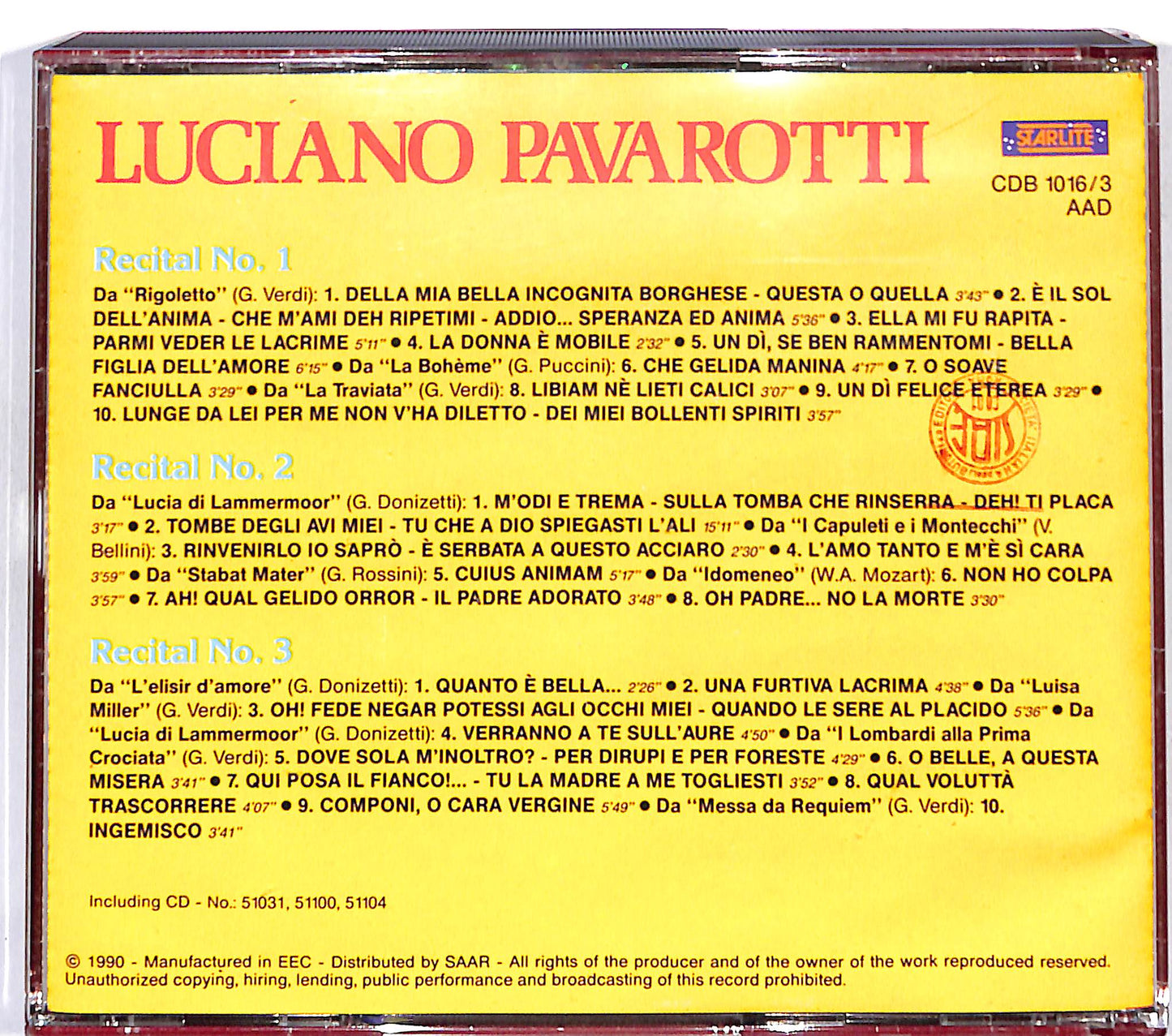 EBOND Various - Luciano Pavarotti CD CD122714