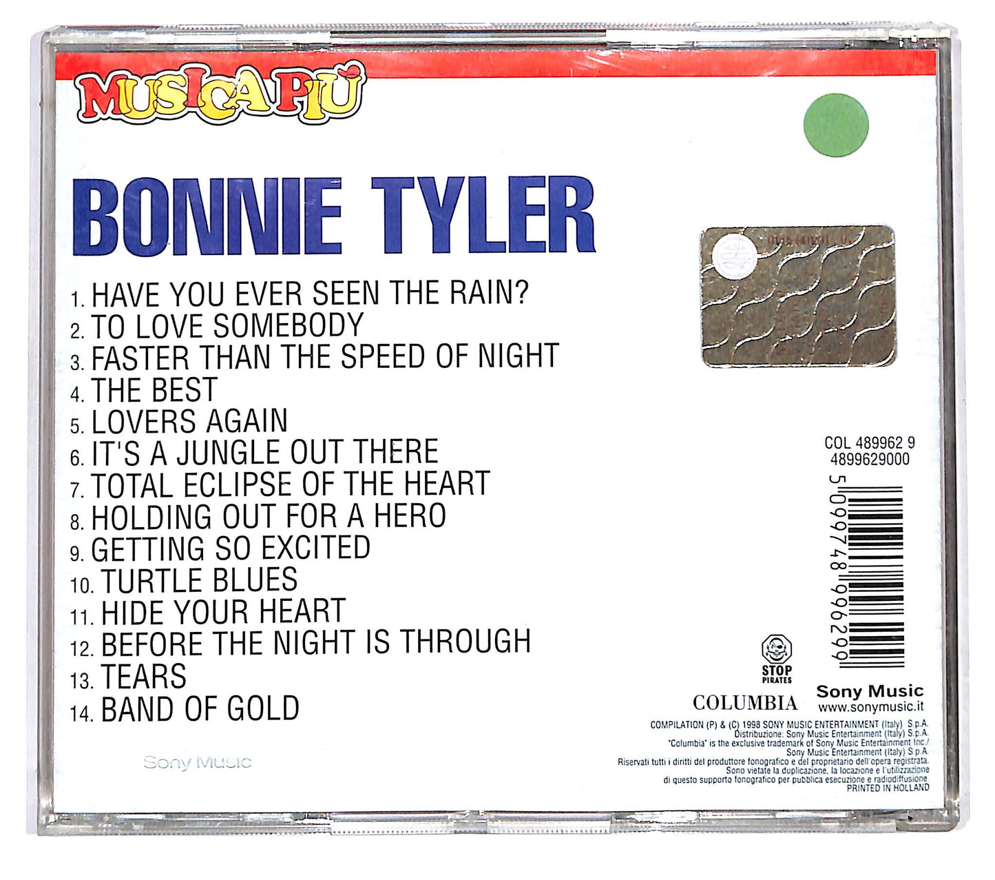 EBOND Bonnie Tyler - Bonnie Tyler CD CD122718