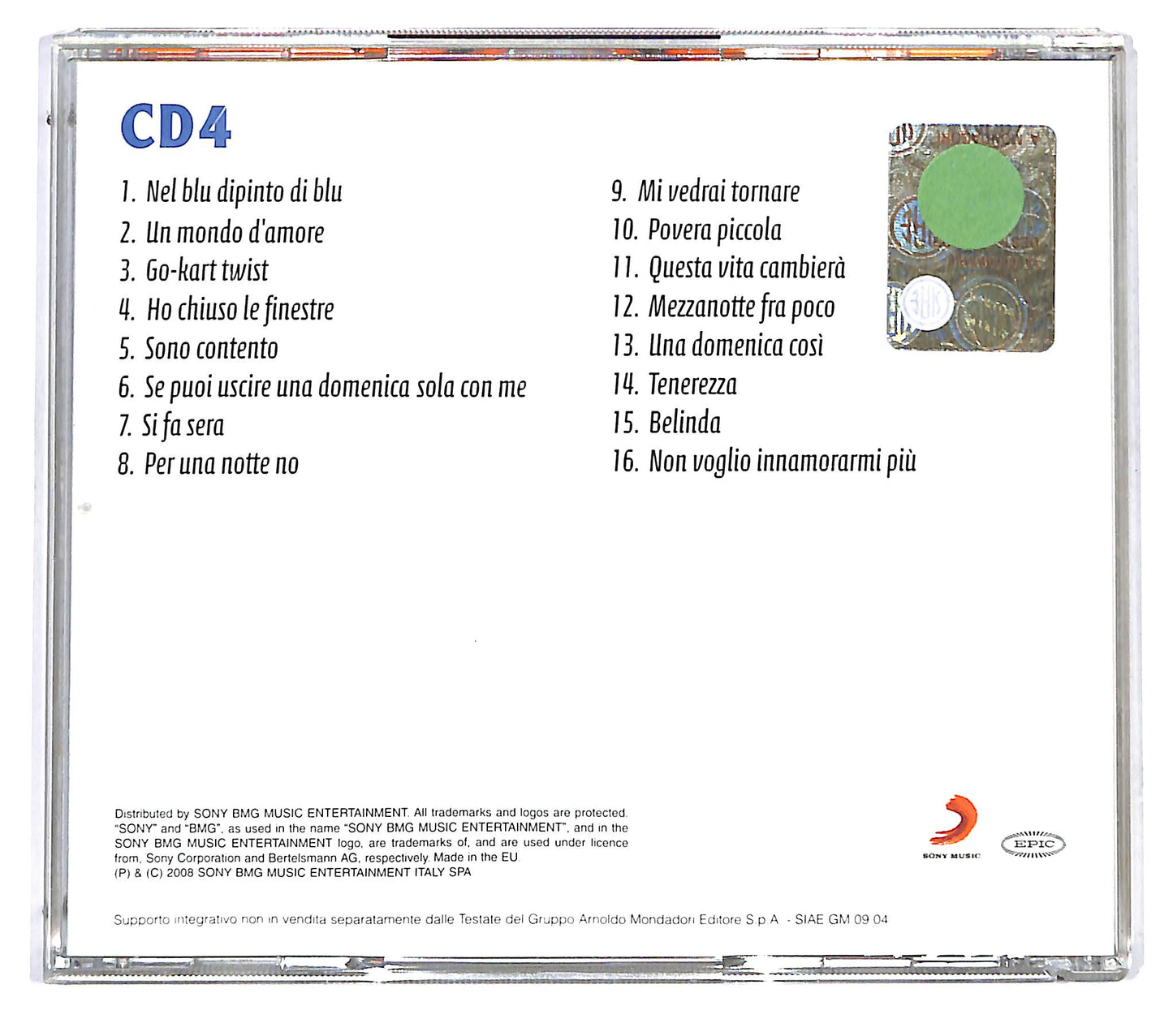 EBOND Gianni Morandi - Ancora...Grazie A Tutti EDITORIALE CD CD122763