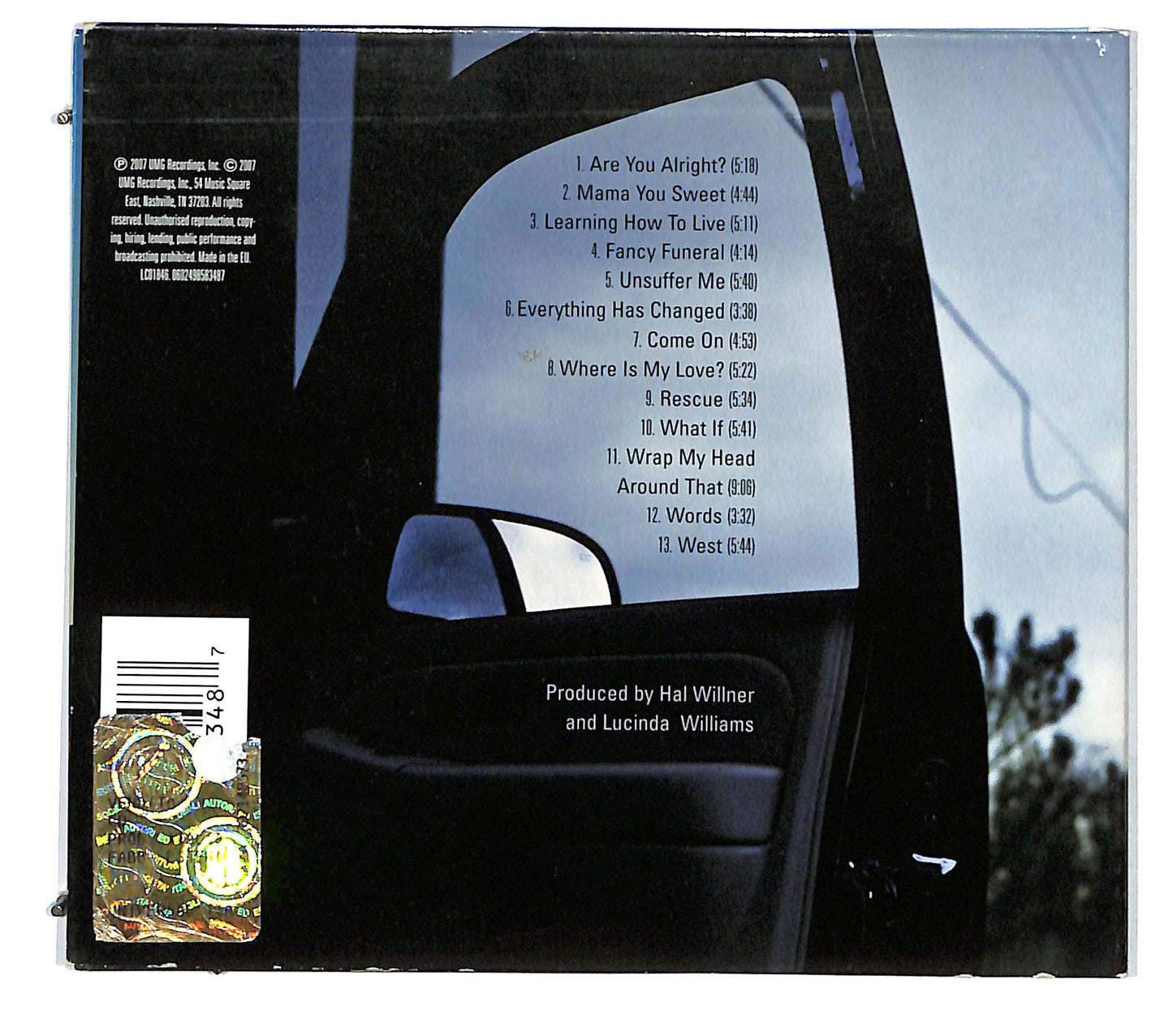EBOND Lucinda Williams - West DIGIPACK EDIZIONE LIMITATA CD CD122845