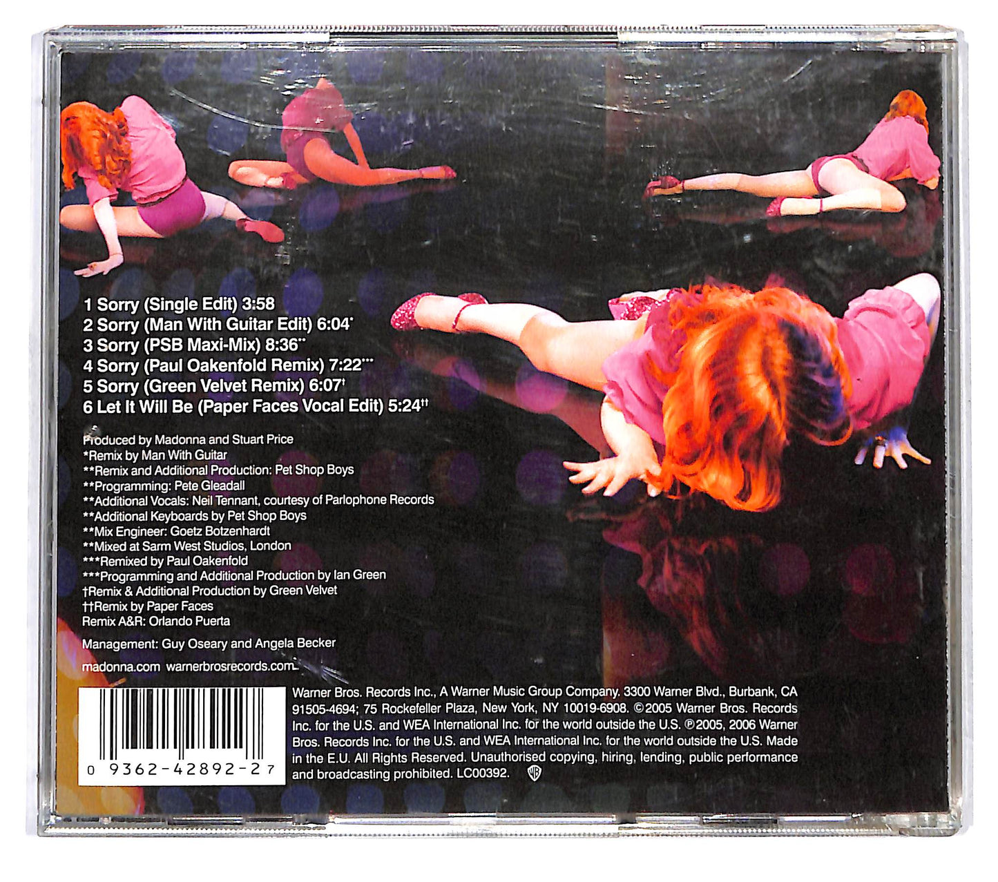 EBOND Madonna - Sorry CD CD122916
