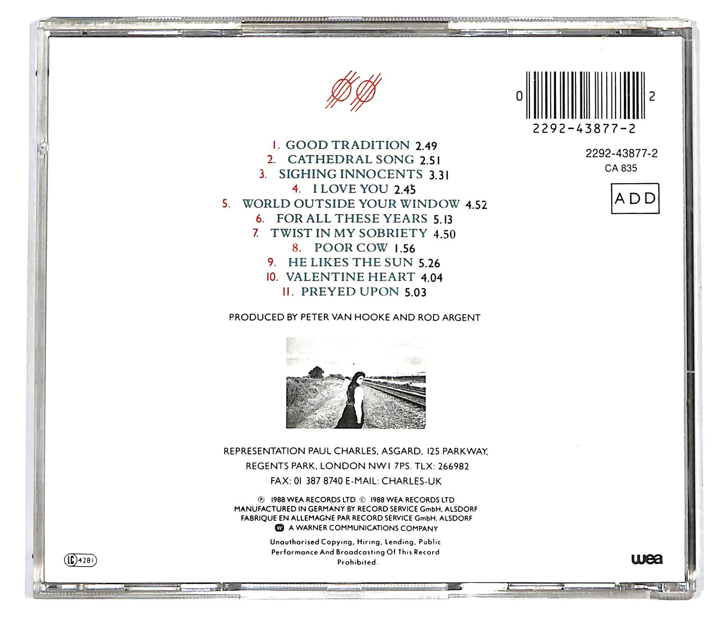 EBOND Tanita Tikaram - Ancient Heart CD CD122949