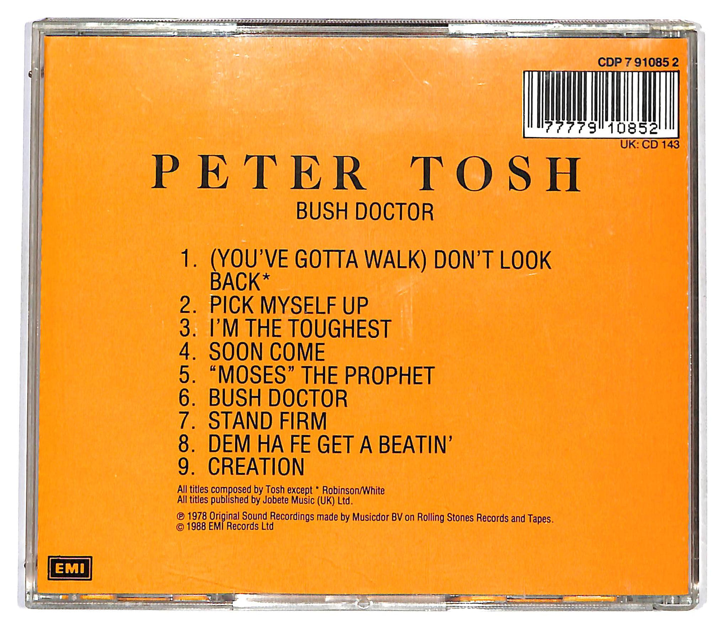 EBOND Peter Tosh - Bush Doctor CD CD123005