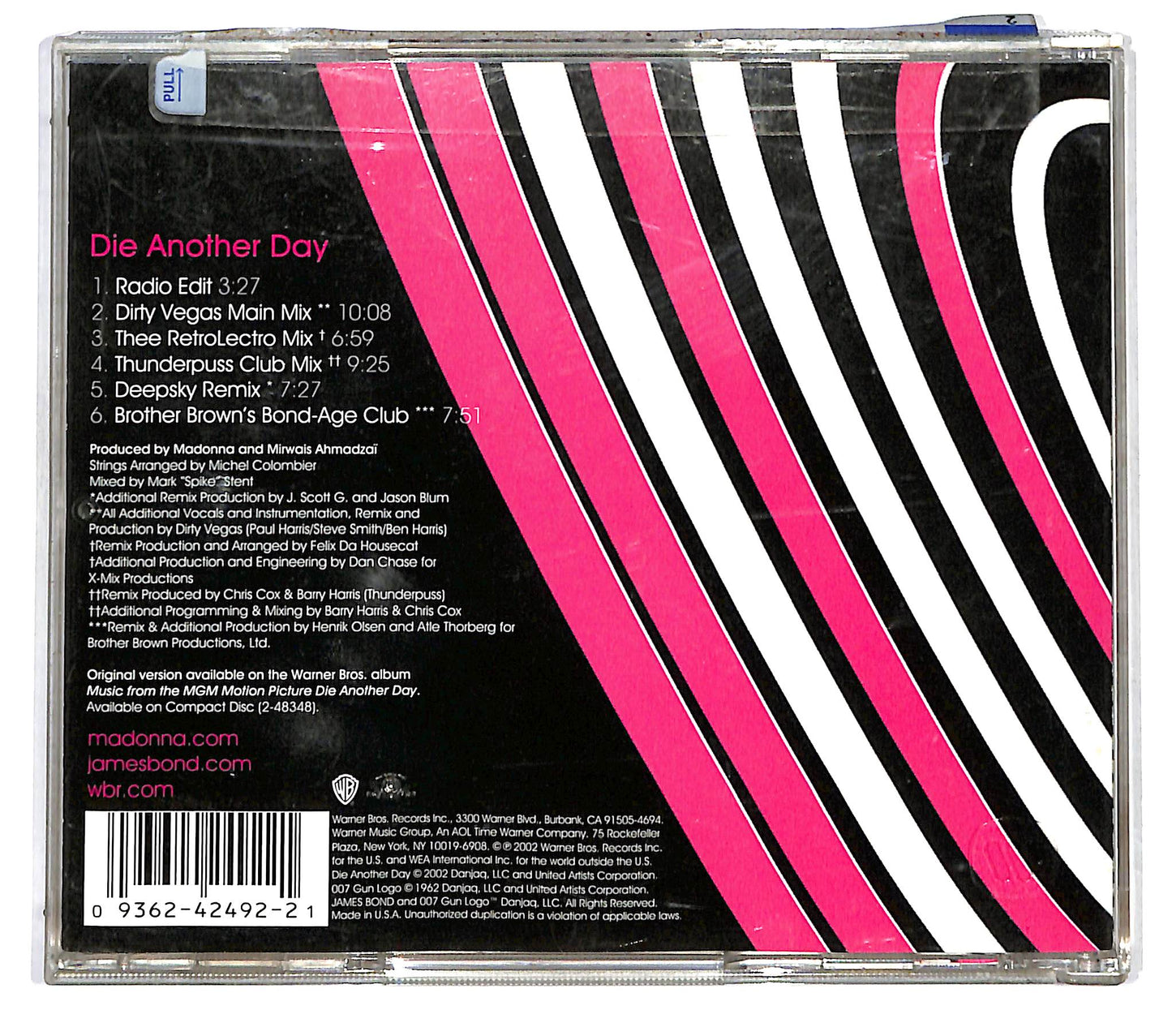 EBOND Madonna - Die Another Day CD CD123012