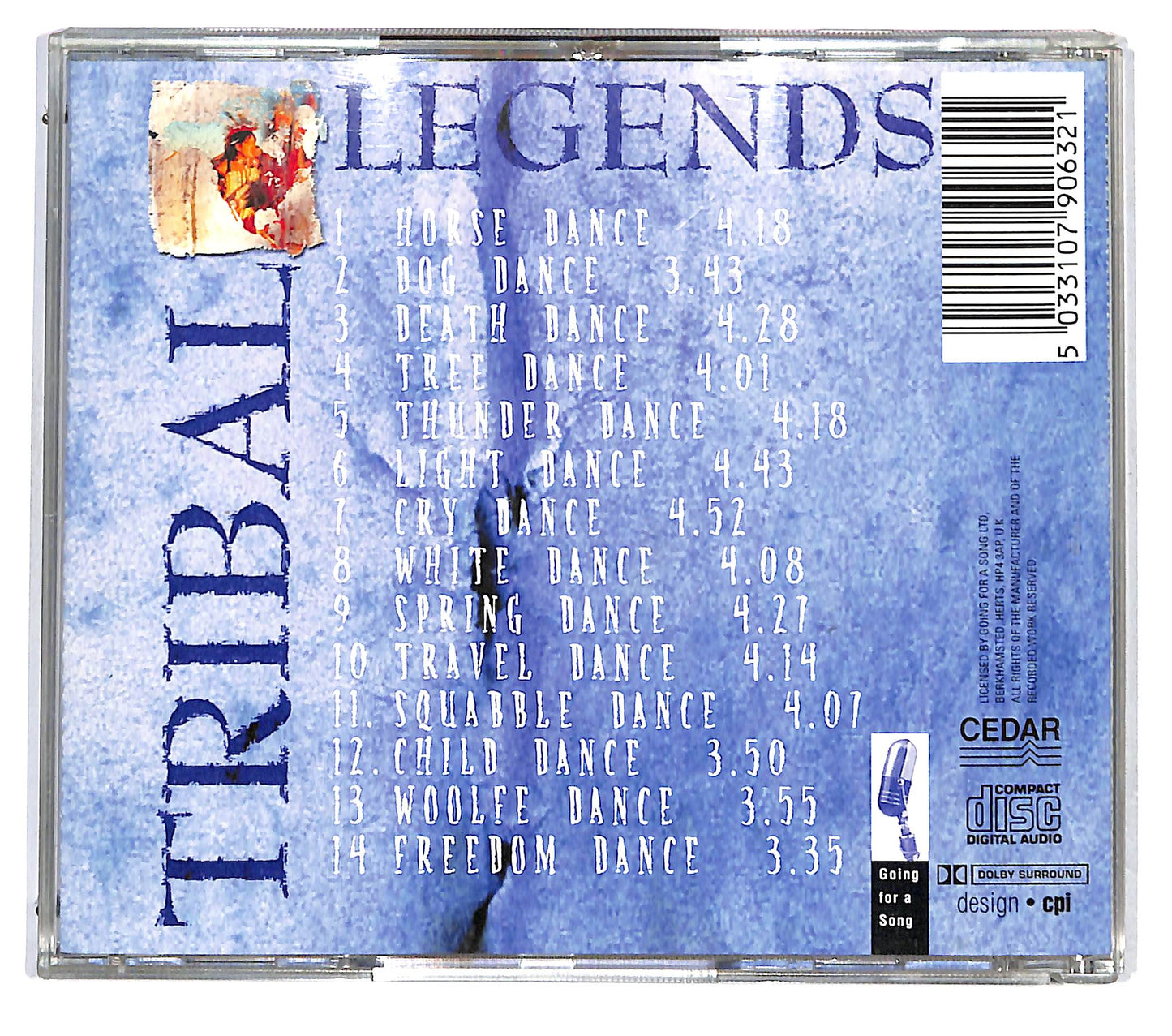 EBOND Navajo - Tribal Legends The Sounds Of Native America Vol 3 CD CD123022