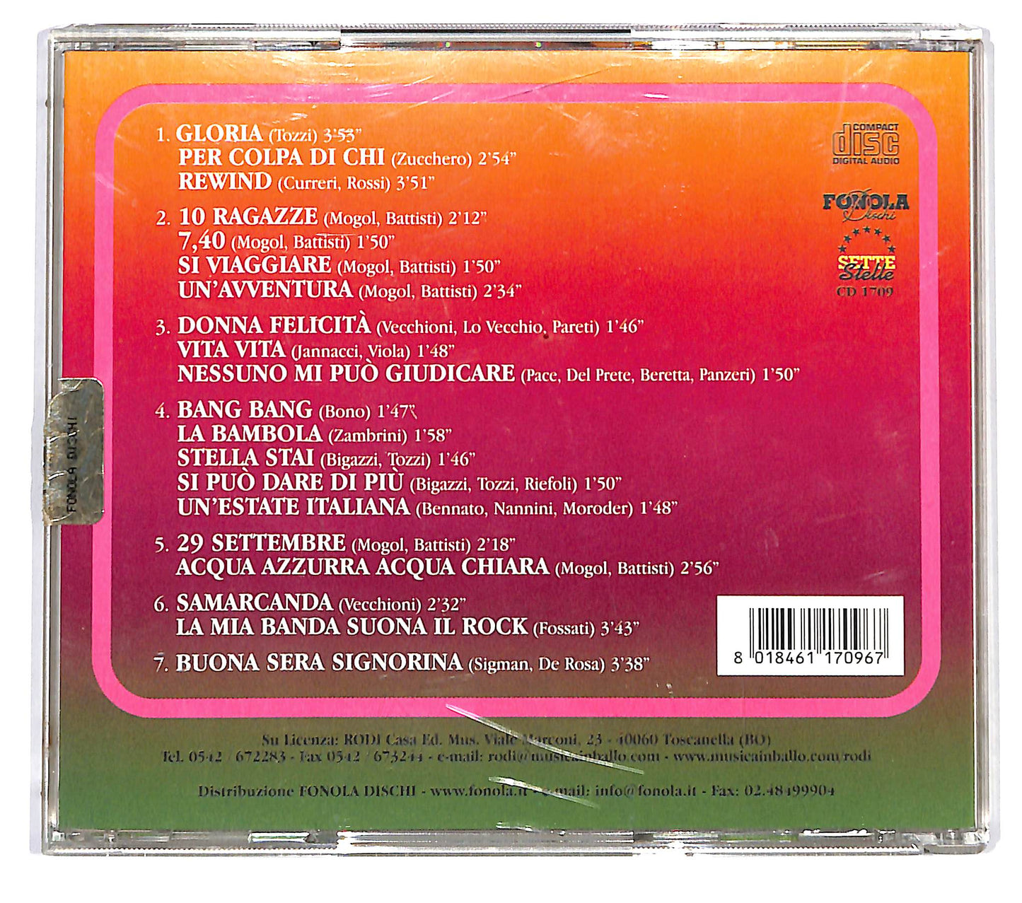 EBOND Renato Tabarroni - I Successi degli Anni 60-70 Vol 3 CD CD123042