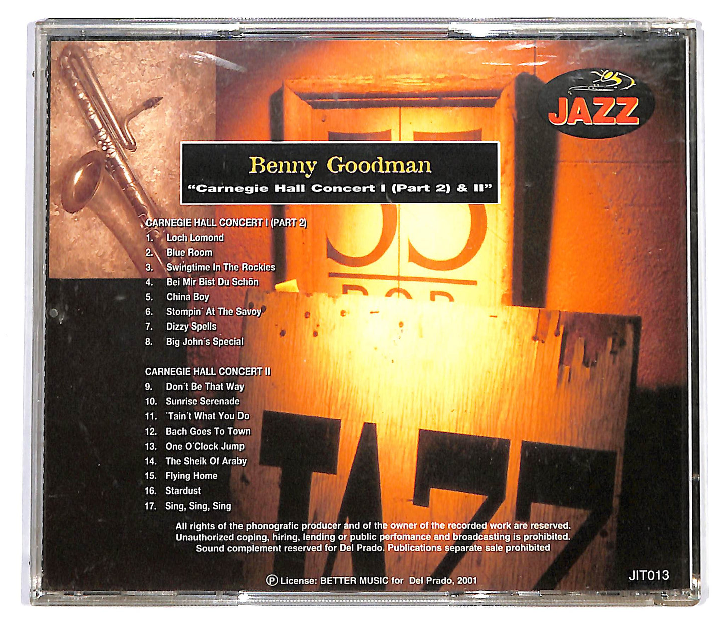 EBOND Benny Goodman - Carnegie Hall Concert I (part 2) & II CD CD123044