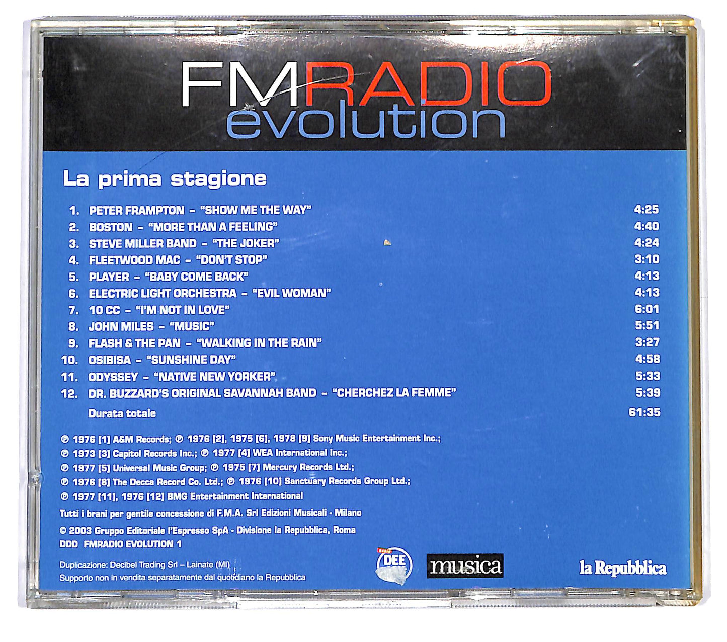 EBOND Various - FMRADIO Evolution 1 - La Prima Stagione EDITORIALE CD CD123048