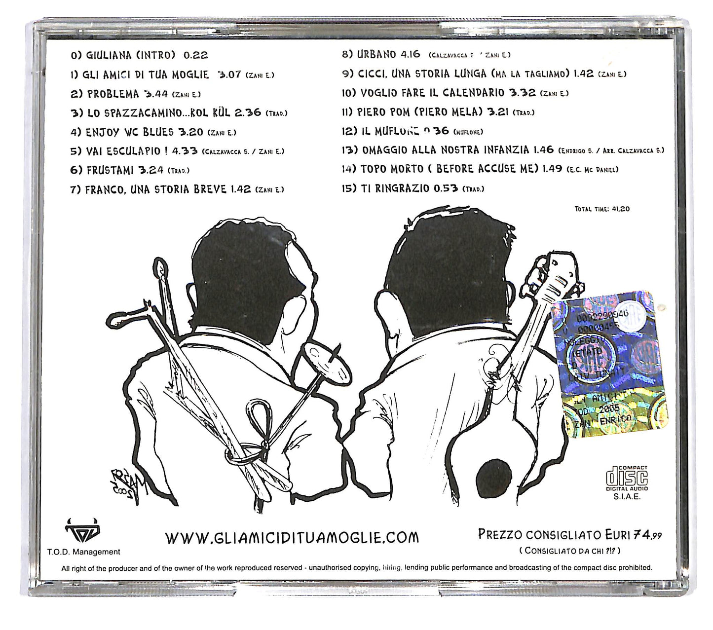 EBOND Gli Amici di Tua Moglie - Laiv - Tunait CD CD123055